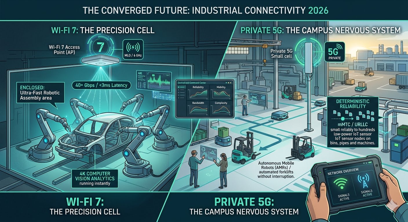 Wi-Fi 7 vs. 5G: The Future of Industrial Connectivity