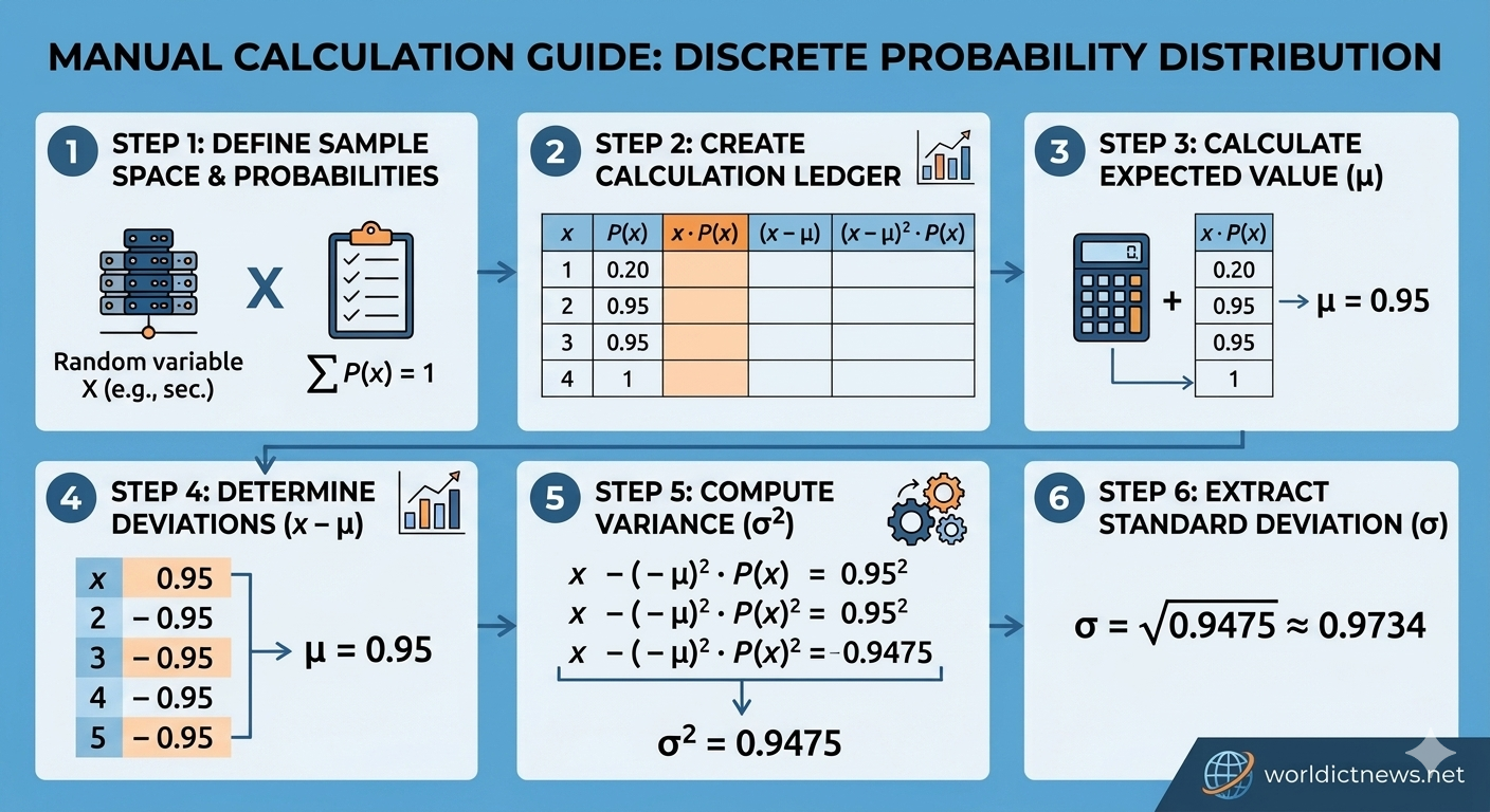 Probability Distribution Manual Calculation Procedures