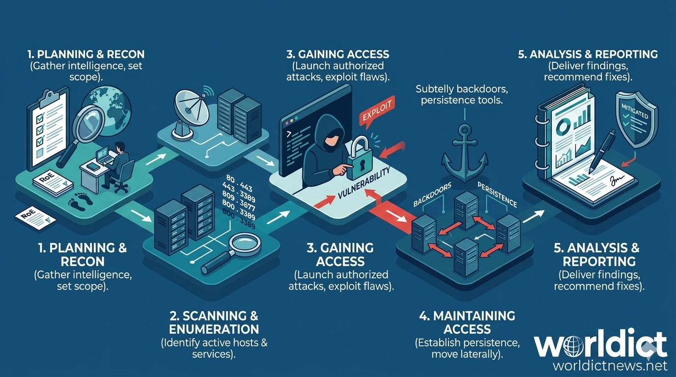 A Step-by-Step Technical Guide to Penetration Testing Procedures