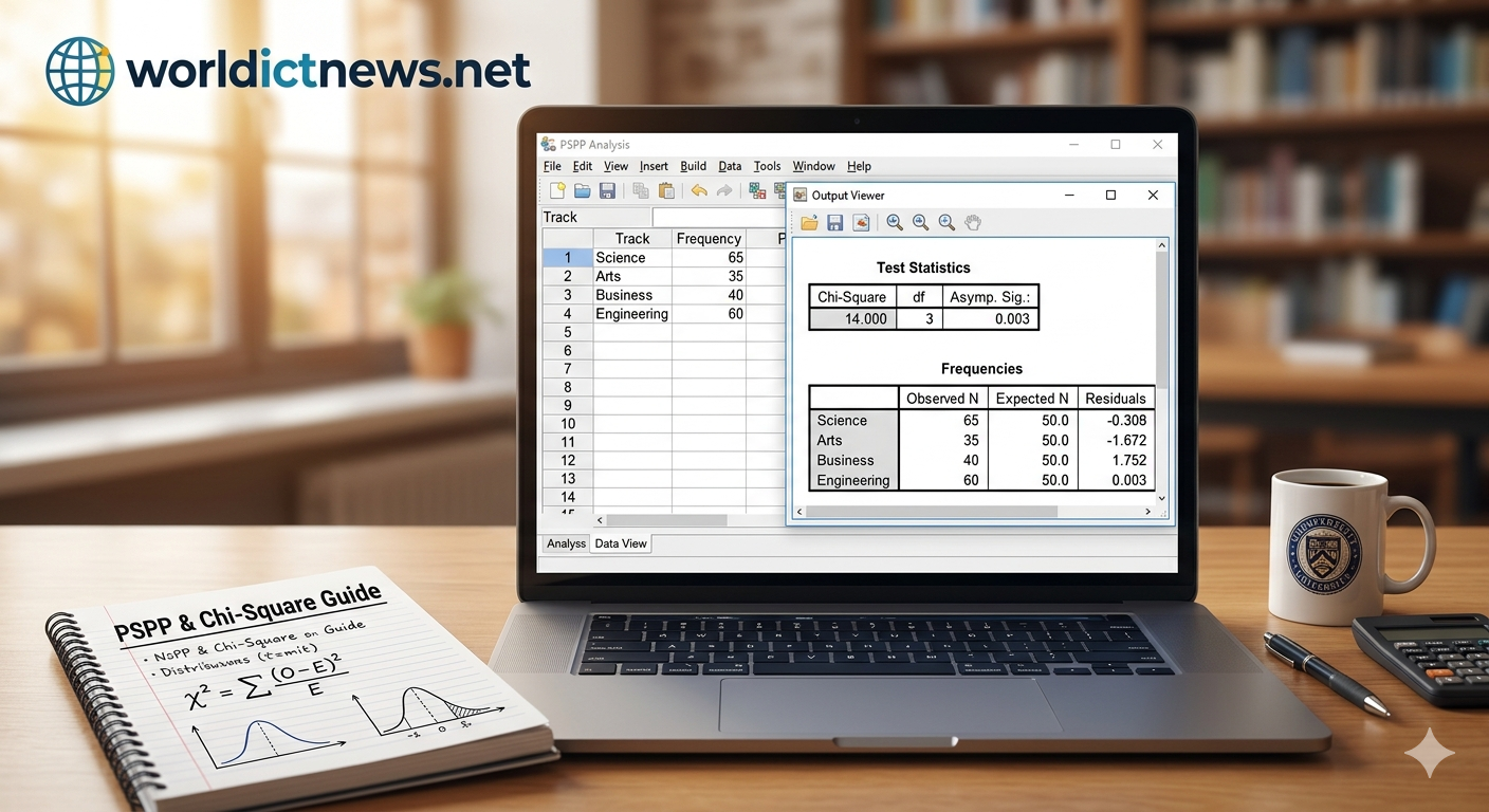 Chi-Square Calculations in PSPP: A Step-by-Step Guide