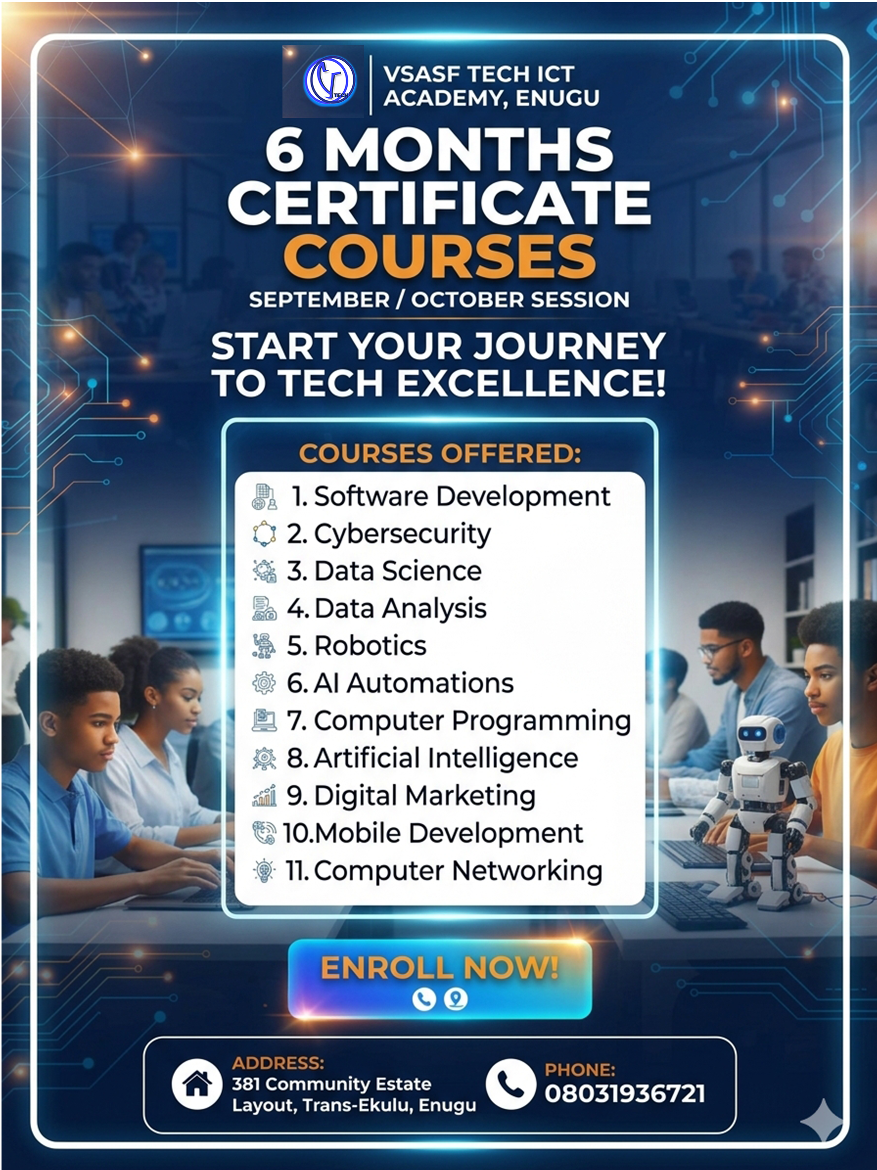  LAUNCH YOUR TECH CAREER IN 6 MONTHS!